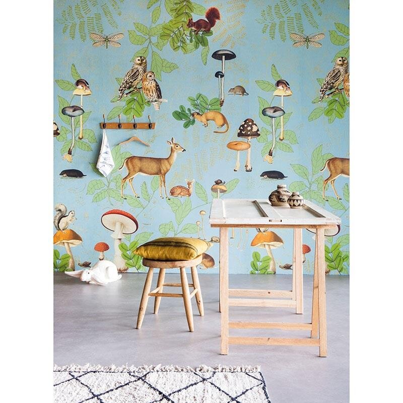 Digitaldruck-Tapete Blau, Grün Studio Onszelf (557640)