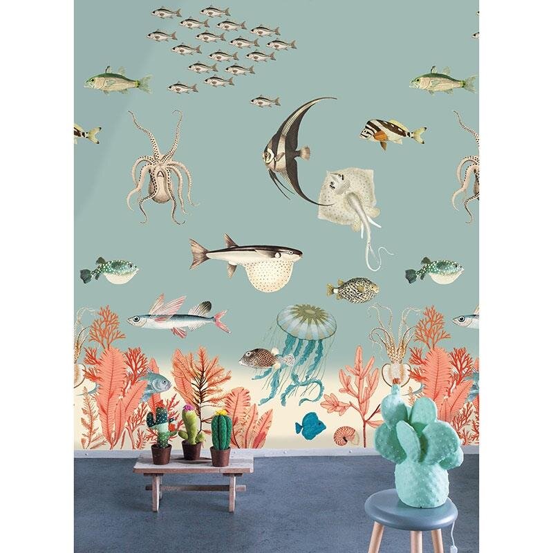 Digitaldruck-Tapete Blau Studio Onszelf (557497)