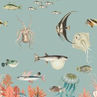 Digitaldruck-Tapete Blau Studio Onszelf (557497)