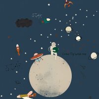 Digitaldruck-Tapete Blau Studio Onszelf (557435)