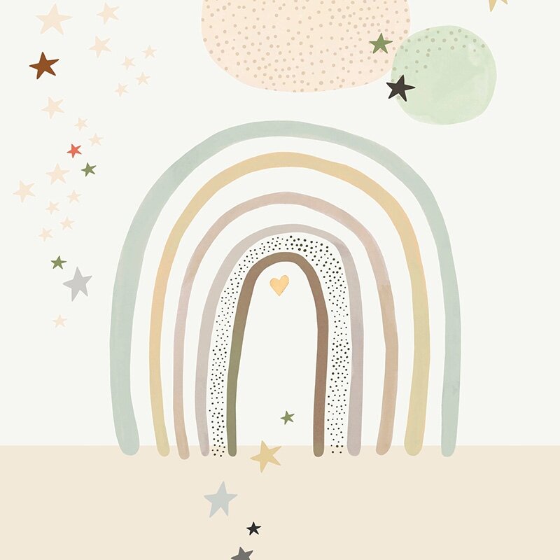 Digitaldruck-Tapete Pastellfarben Studio Onszelf (557398)