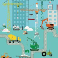 Digitaldruck-Tapete T&uuml;rkis Studio Onszelf (540772)