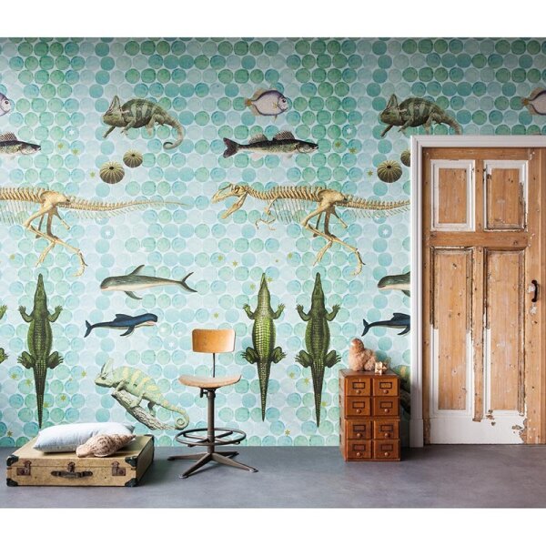 Digitaldruck-Tapete Blau, Grün Studio Onszelf (532081)