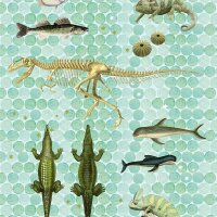 Digitaldruck-Tapete Blau, Gr&uuml;n Studio Onszelf (532081)