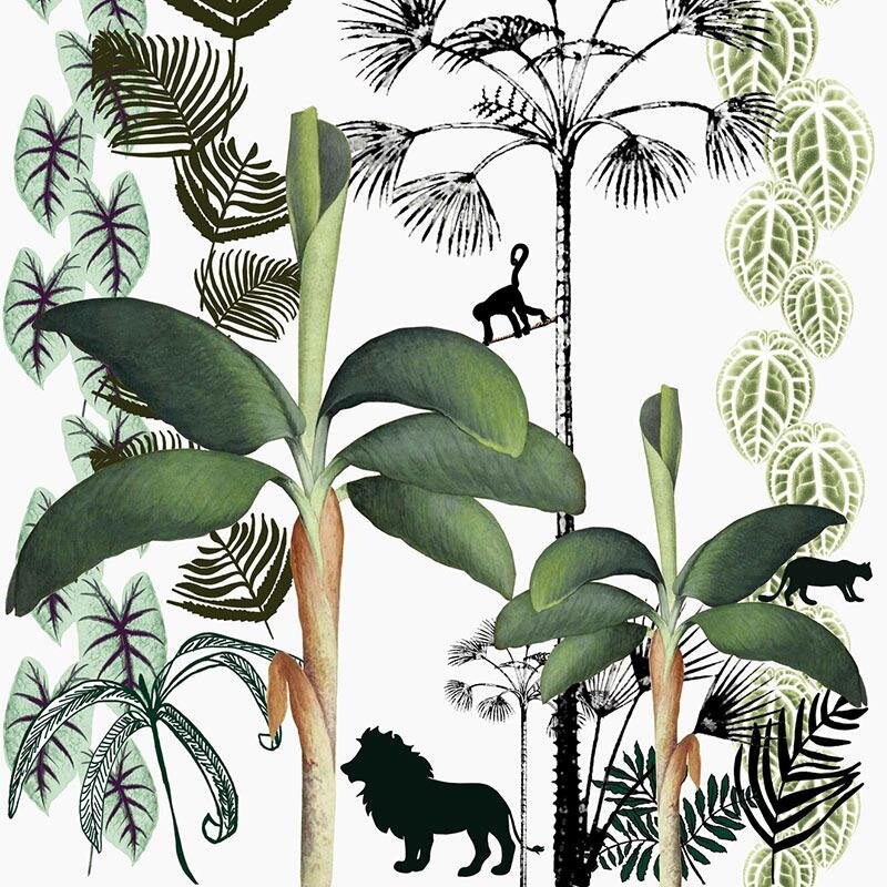 Digitaldruck-Tapete Grün, Weiß Studio Onszelf (532067)