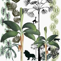 Digitaldruck-Tapete Gr&uuml;n, Wei&szlig; Studio Onszelf...