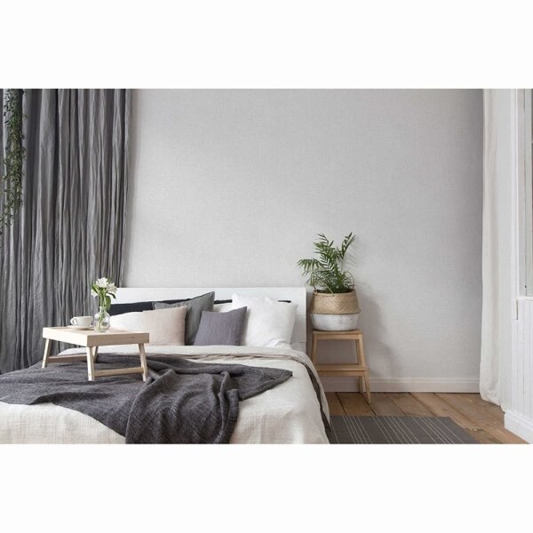 Tapete Grau, Silber livingwalls Vliestapete (385284)