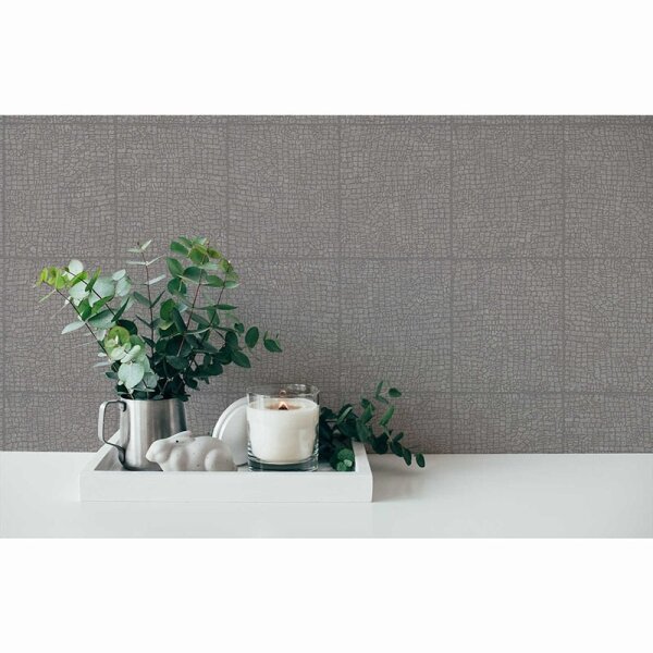 Tapete Grau, Silber livingwalls Vliestapete (385263)