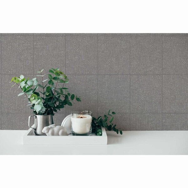 Tapete Grau, Silber livingwalls Vliestapete (385263)