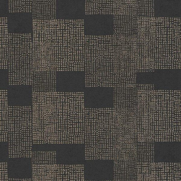 Tapete Gold, Kupfer, Schwarz, Anthrazit livingwalls Vliestapete (385253)