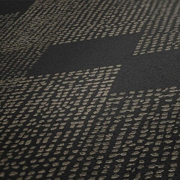 Tapete Gold, Kupfer, Schwarz, Anthrazit livingwalls Vliestapete (385253)