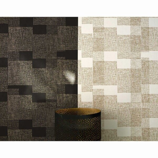 Tapete Gold, Kupfer, Schwarz, Anthrazit livingwalls Vliestapete (385253)