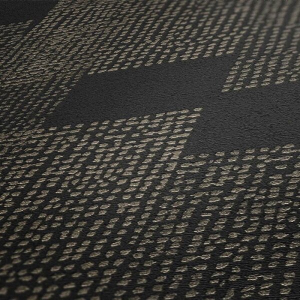 Tapete Gold, Kupfer, Schwarz, Anthrazit livingwalls Vliestapete (385253)