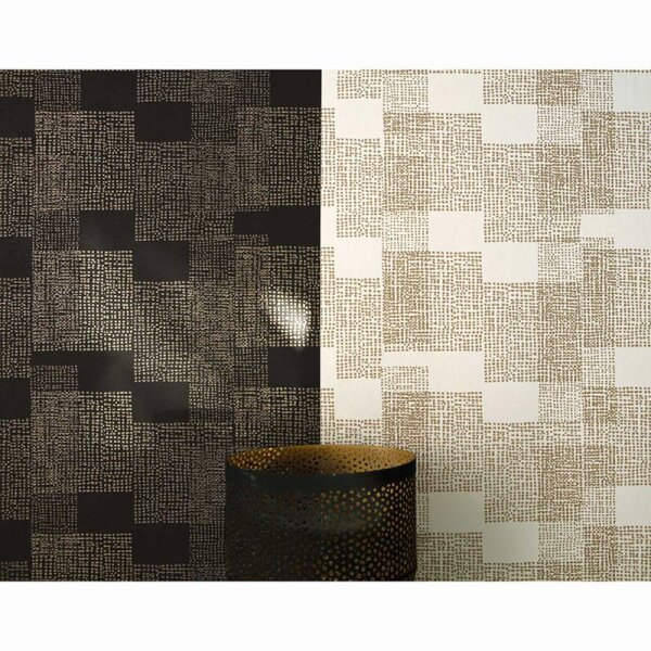 Tapete Gold, Kupfer, Schwarz, Anthrazit livingwalls Vliestapete (385253)