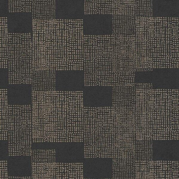 Tapete Gold, Kupfer, Schwarz, Anthrazit livingwalls Vliestapete (385253)