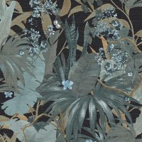 Tapete Blau, Braun, Grau, Silber livingwalls Vliestapete...