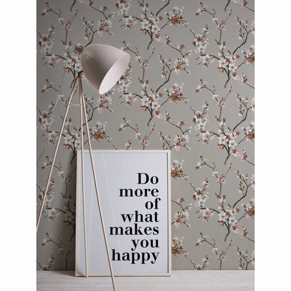 Tapete Braun, Grau, Silber, Weiß livingwalls Vliestapete (385204)