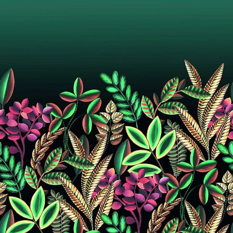 Digitaldruck-Tapete Grün Rasch (485783)