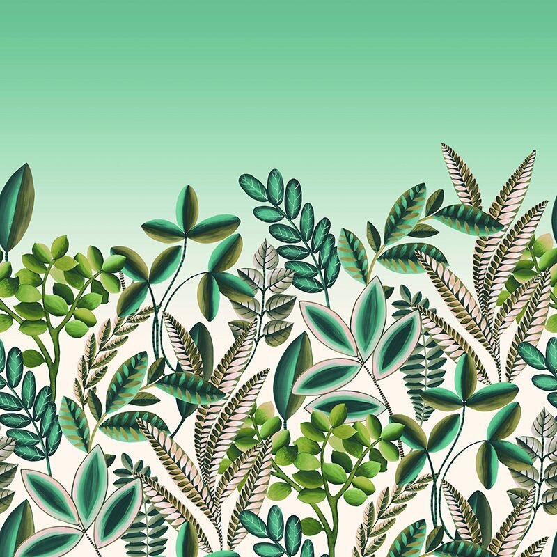 Digitaldruck-Tapete Grün Rasch (485769)