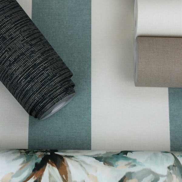 Tapete Beige, Creme, Blau Rasch Vliestapete (485448)