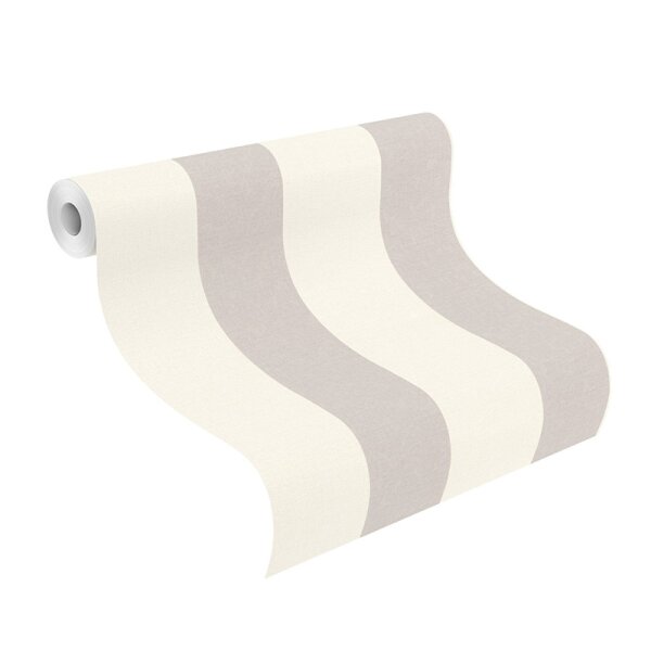 Tapete Beige, Creme, Grau, Silber Rasch Vliestapete (485424)