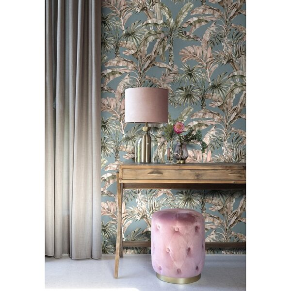 Tapete Blau, Braun, Grün Rasch Vliestapete (485257)