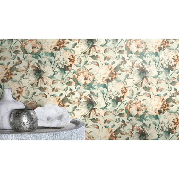 Tapete Beige, Creme Rasch Vliestapete (485134)