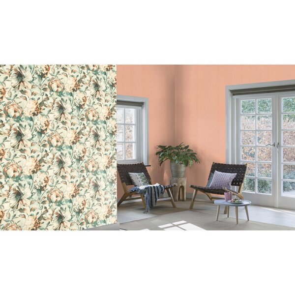 Tapete Beige, Creme Rasch Vliestapete (485134)