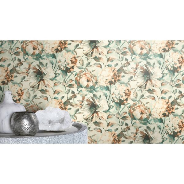 Tapete Beige, Creme Rasch Vliestapete (485134)