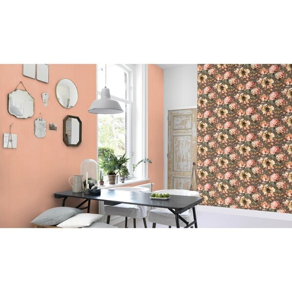 Tapete Rosa, Rose Rasch Vliestapete (484557)
