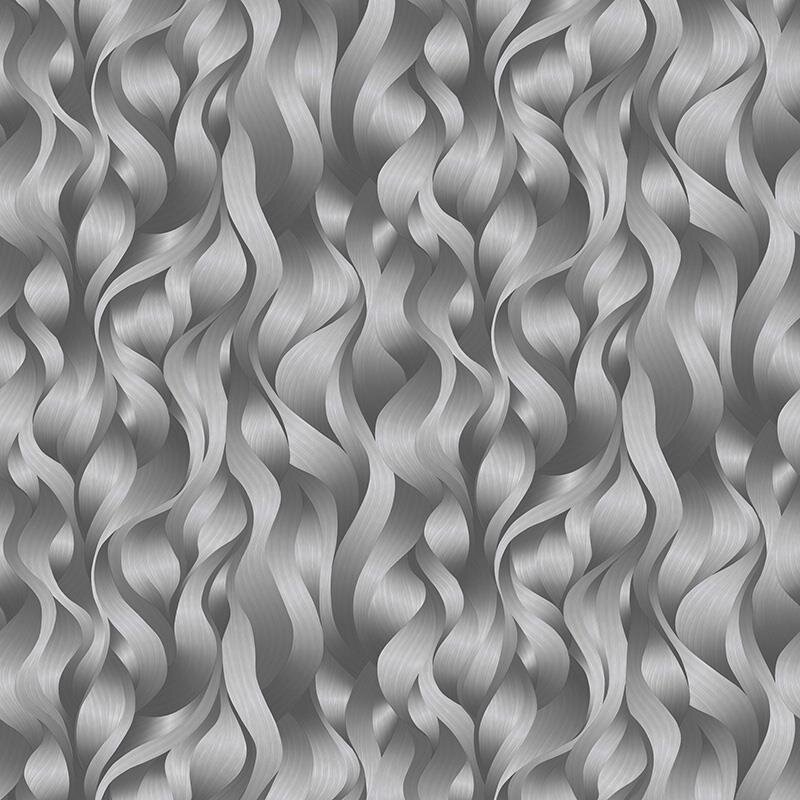 Tapete Grau, Silber ELLE DECORATION Vliestapete (1020415)