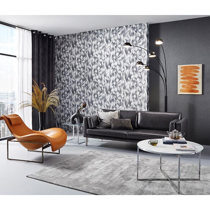 Tapete Grau, Silber ELLE DECORATION Vliestapete (1020415)