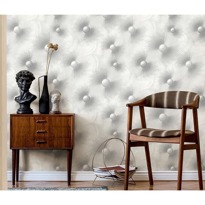 Tapete Grau, Silber ELLE DECORATION Vliestapete (1019131)