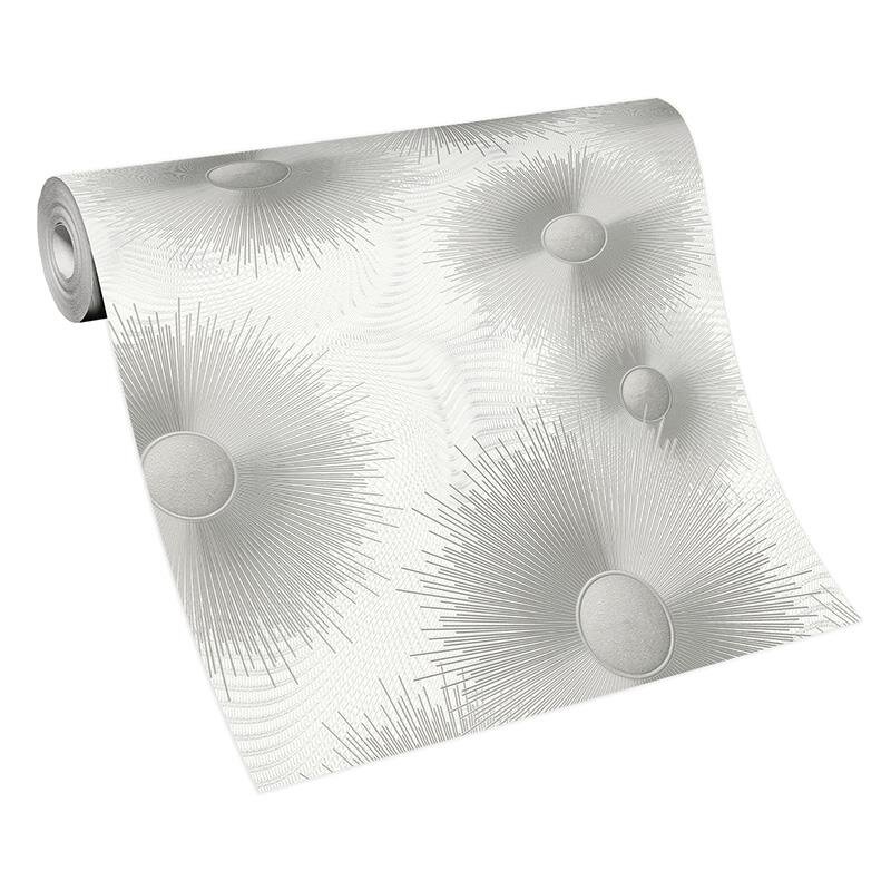 Tapete Grau, Silber ELLE DECORATION Vliestapete (1019131)