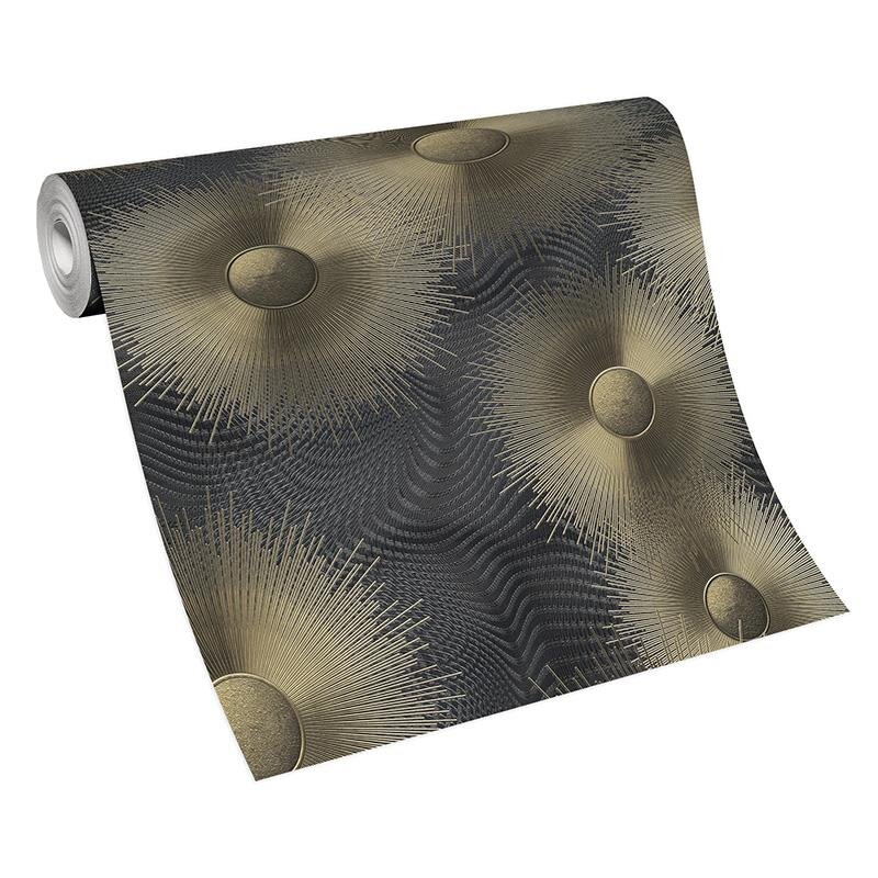 Tapete Grau, Silber ELLE DECORATION Vliestapete (1019115)