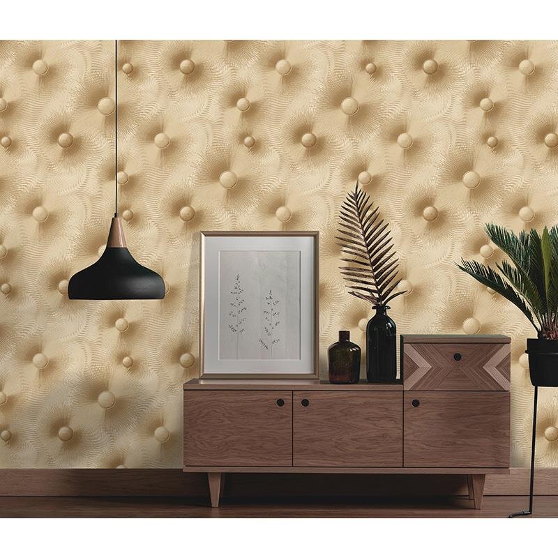 Tapete Beige, Creme, Gold, Kupfer ELLE DECORATION Vliestapete (1019102)
