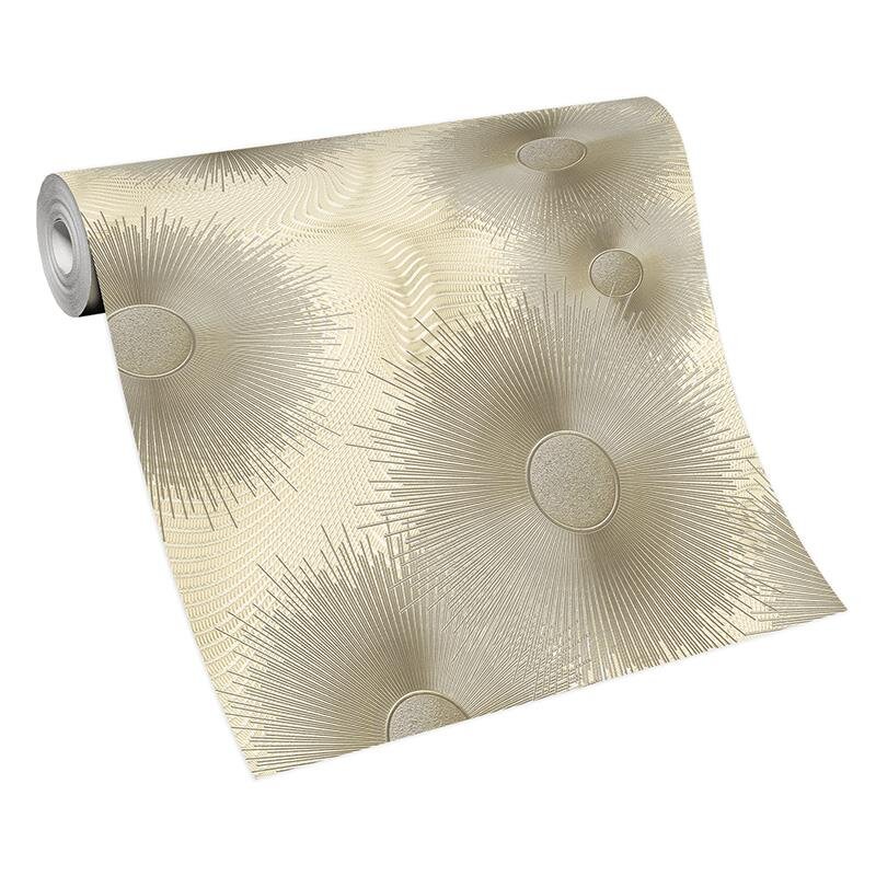 Tapete Beige, Creme, Gold, Kupfer ELLE DECORATION Vliestapete (1019102)