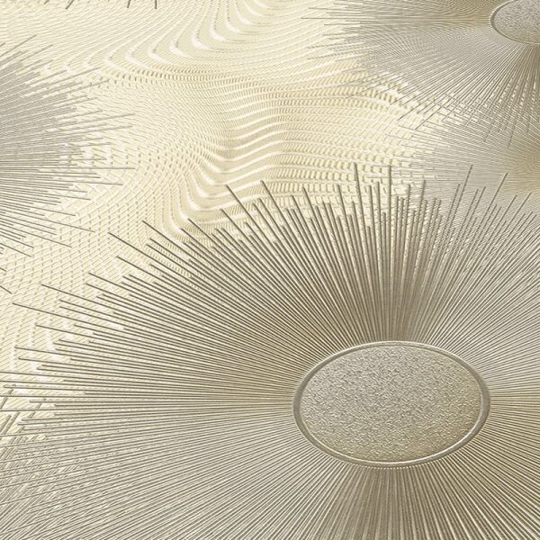 Tapete Beige, Creme, Gold, Kupfer ELLE DECORATION Vliestapete (1019102)