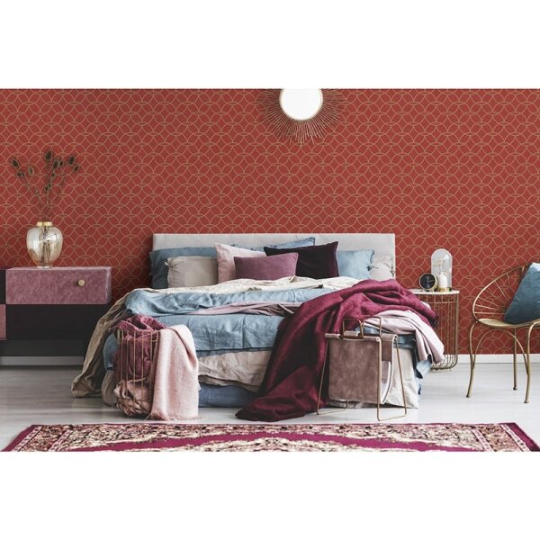 Tapete Rot Architects Paper Vliestapete (375646)