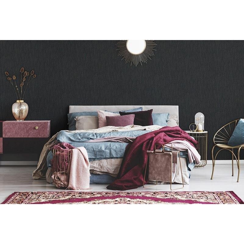 Tapete Schwarz, Anthrazit Architects Paper Vliestapete (375598)