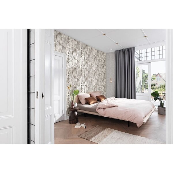 Tapete Grau, Silber Rasch Vliestapete (554779)