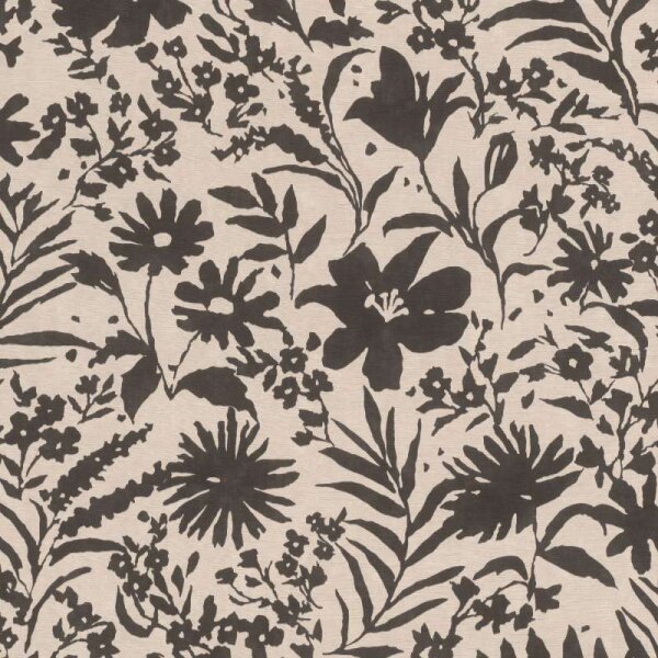 Tapete Greige, Schwarz, Anthrazit Rasch Vliestapete (330434)