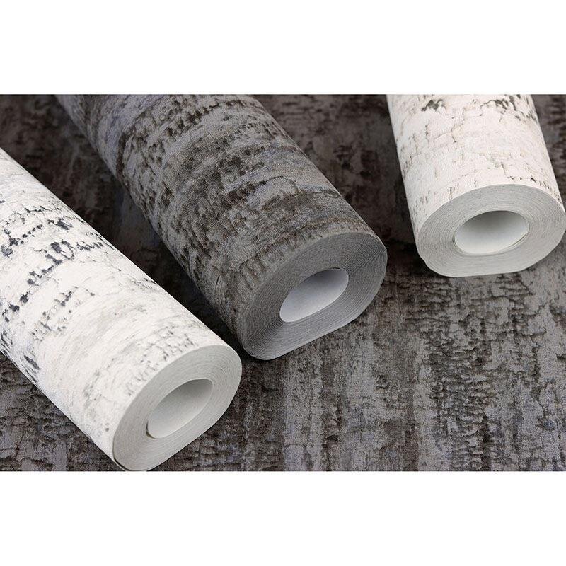 554045 Tapete Holzoptik Used Look Shabby Chic Grau Silber Vliestapete Rasch