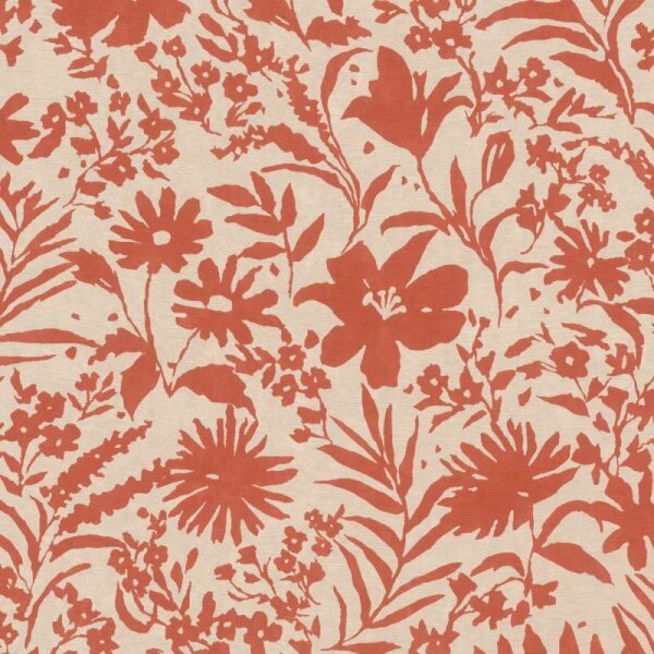 Tapete Beige, Creme, Rot Rasch Vliestapete (330427)