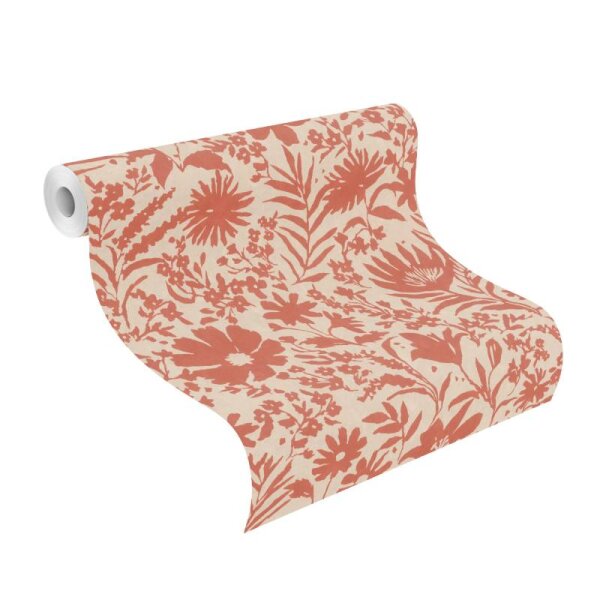 Tapete Beige, Creme, Rot Rasch Vliestapete (330427)