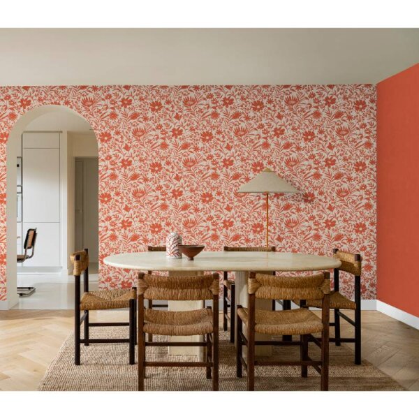 Tapete Beige, Creme, Rot Rasch Vliestapete (330427)