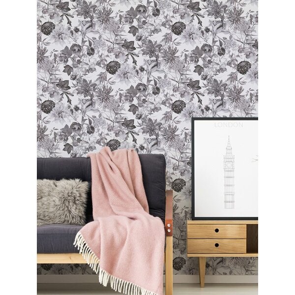 Tapete Schwarz-Weiß AS-Creation Vliestapete (381753)