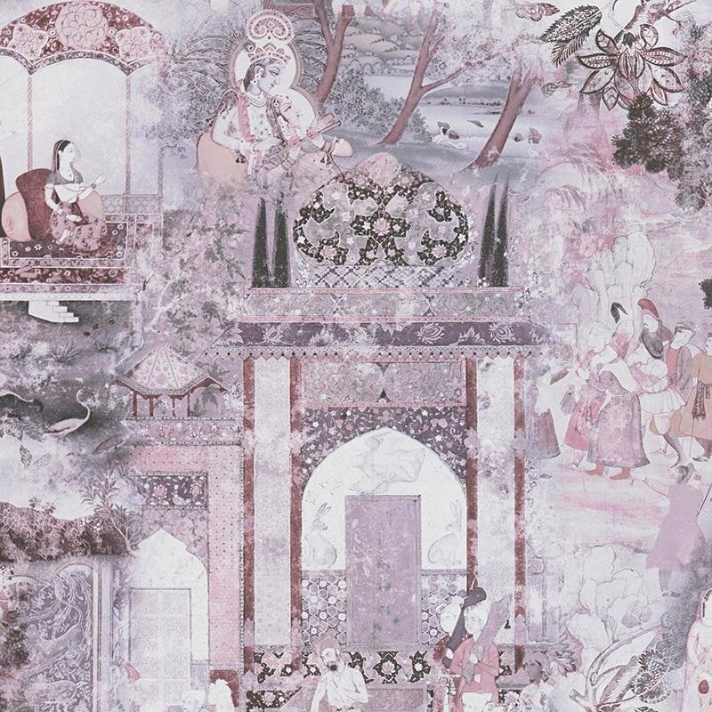 Tapete Lila, Flieder AS-Creation Vliestapete (381744)