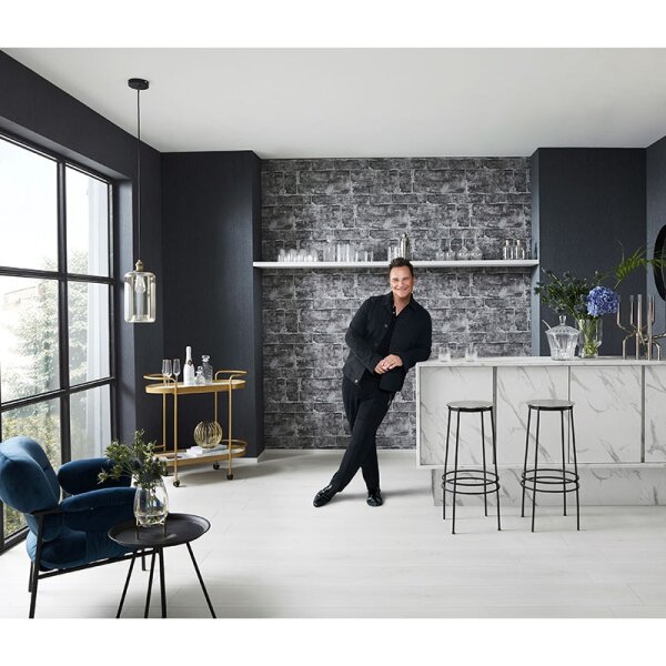 Tapete Grau, Silber Guido Maria Kretschmer Vliestapete (1022215)