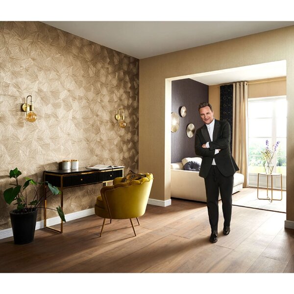 Tapete Gold, Kupfer Guido Maria Kretschmer Vliestapete (1021920)